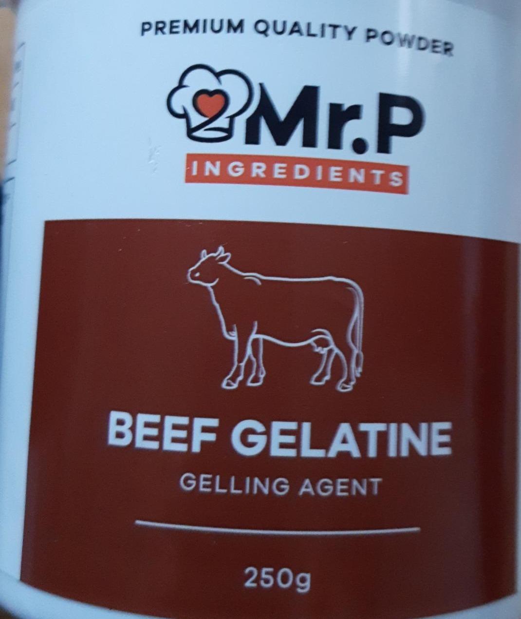 Fotografie - Beef gelatine Mr.P Ingredients