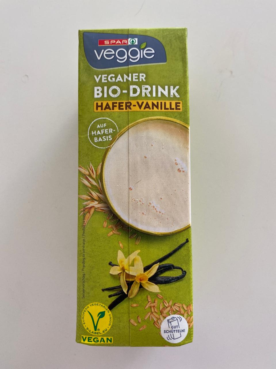 Fotografie - Veganer Bio-Drink Hafer-Vanille Spar Veggie