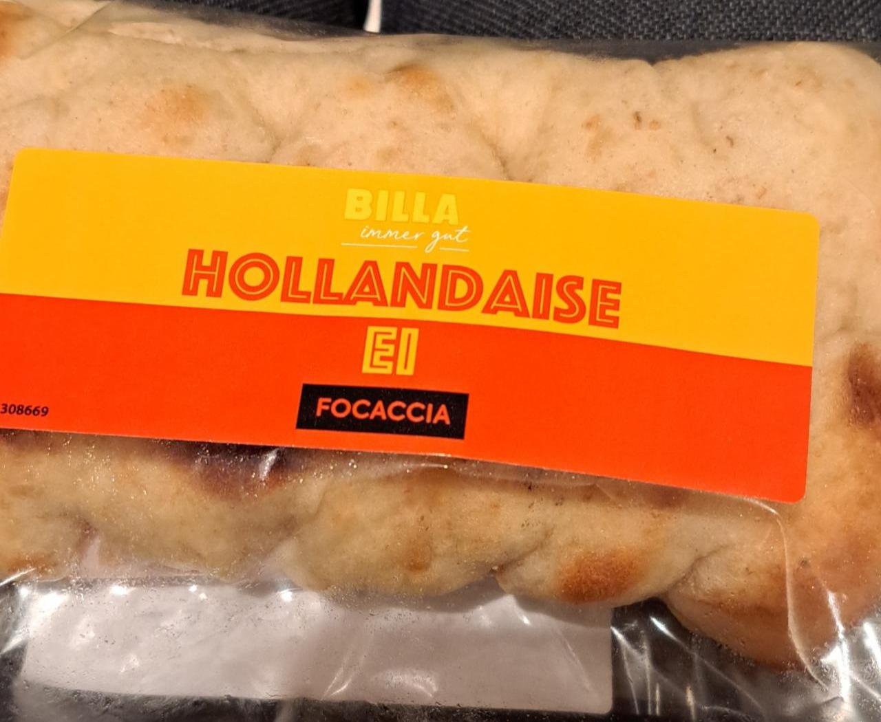 Fotografie - Hollandaise Ei Focaccia Billa