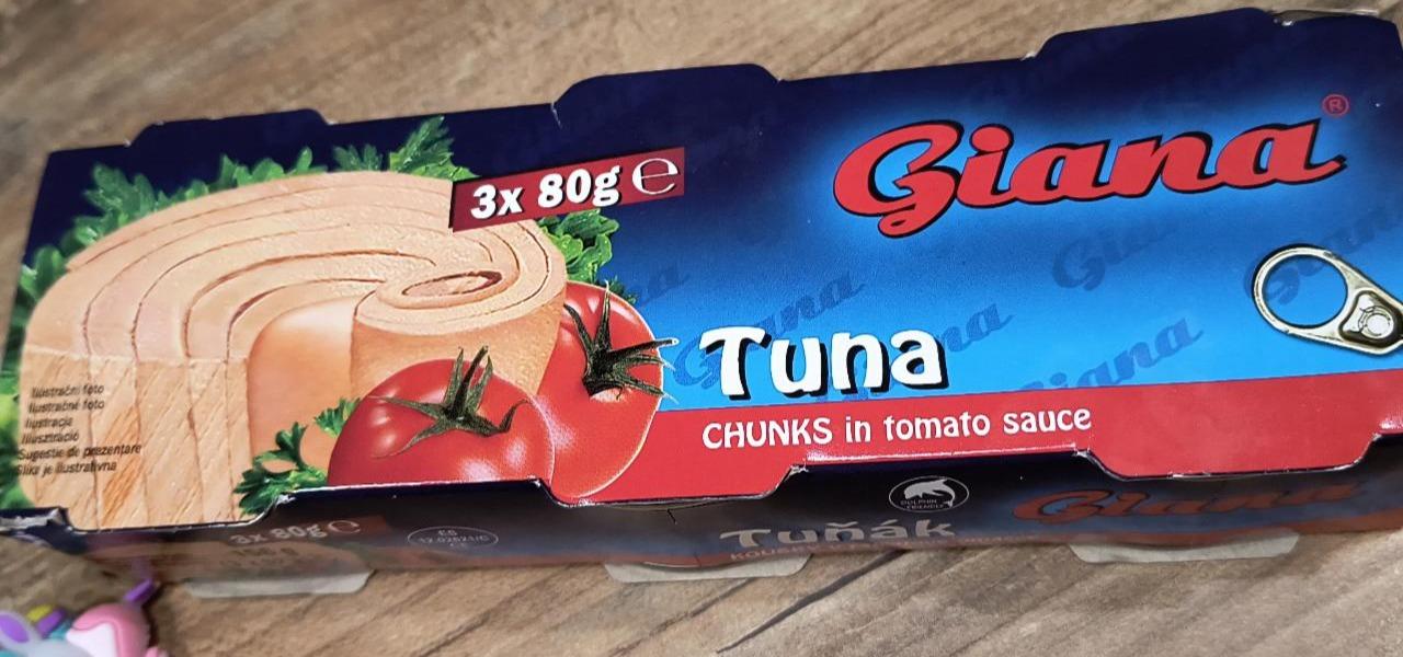 Fotografie - Tuna Chunks in tomato sauce Giana