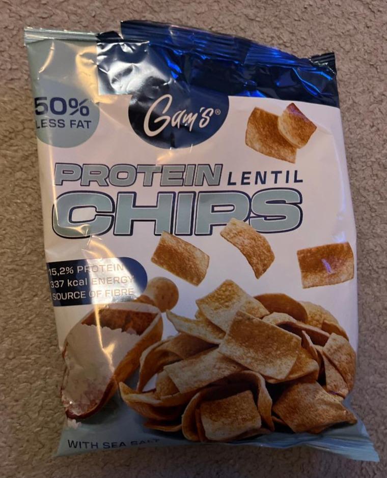 Fotografie - Protein Lentil Chips with sea salt Gam's