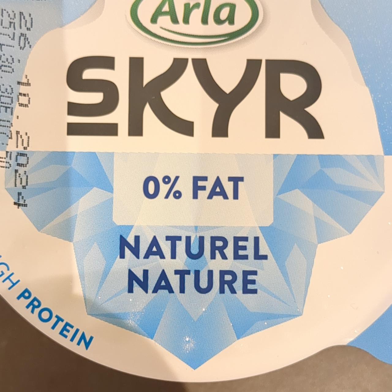 Fotografie - Skyr naturel 0% fat Arla