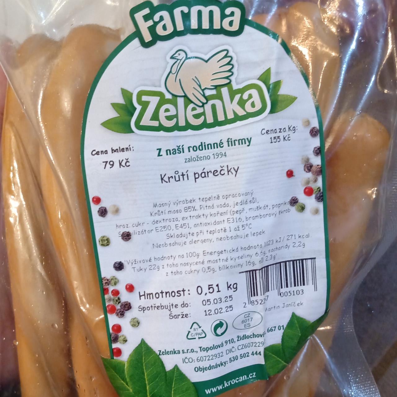 Fotografie - Krůtí párečky Farma Zelenka