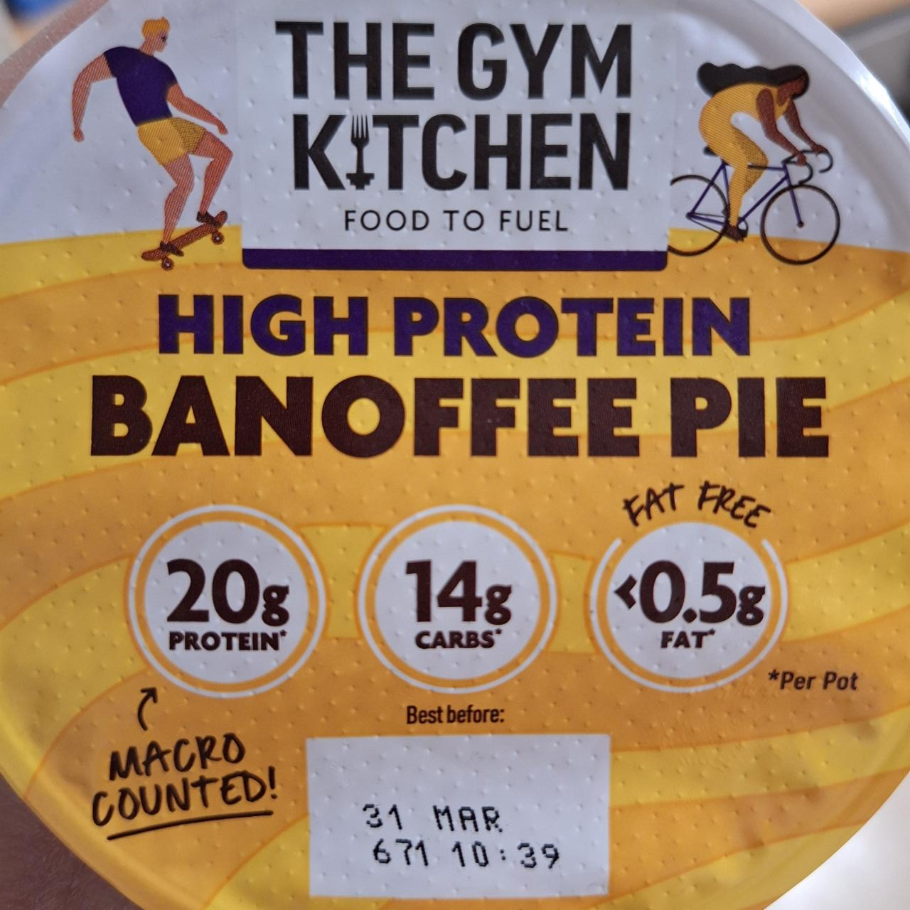 Fotografie - Banoffee Pie Yogurt The gym kitchen