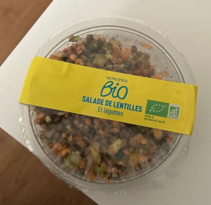 Fotografie - Bio Salade De Lentilles Monoprix