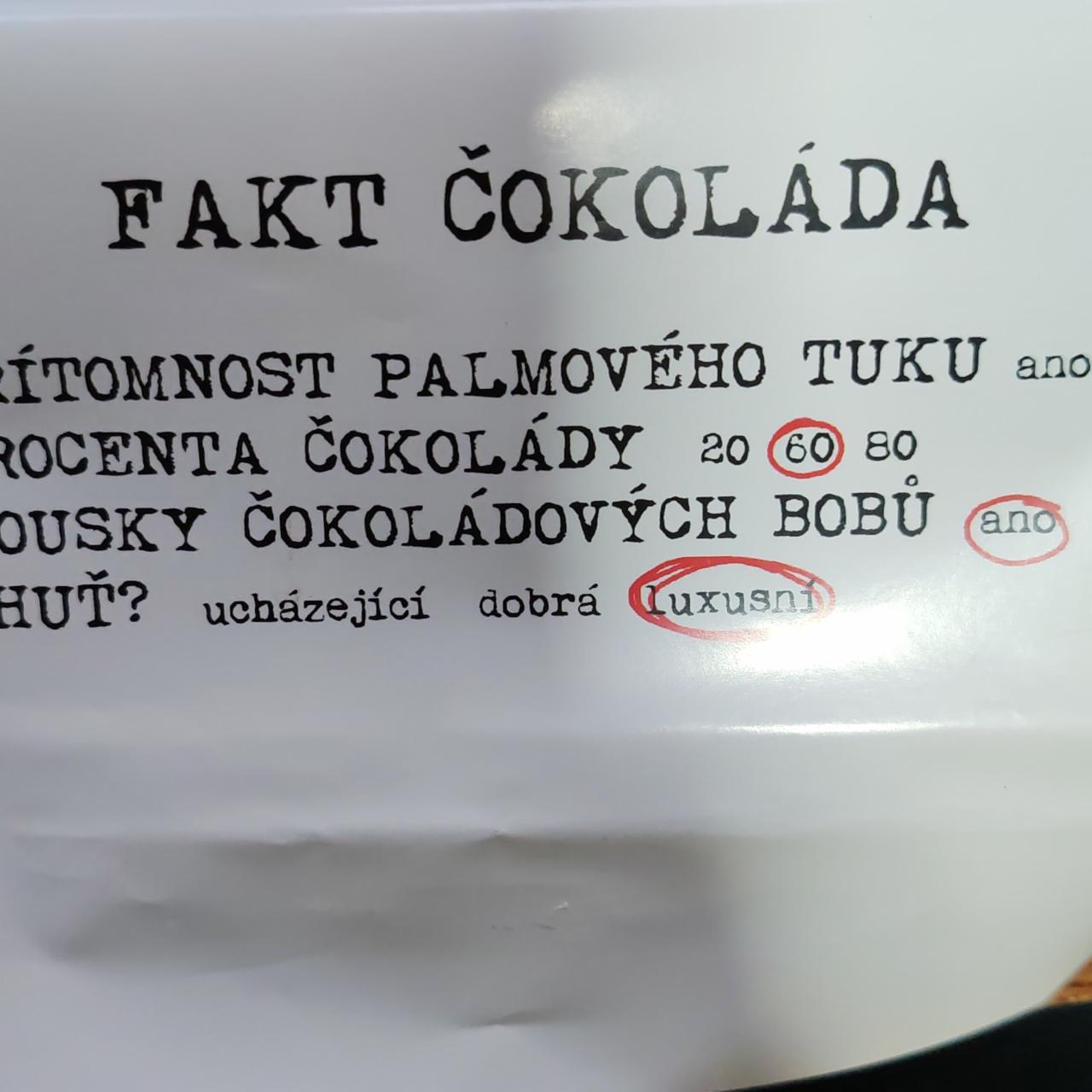 Fotografie - Fakt čokoláda