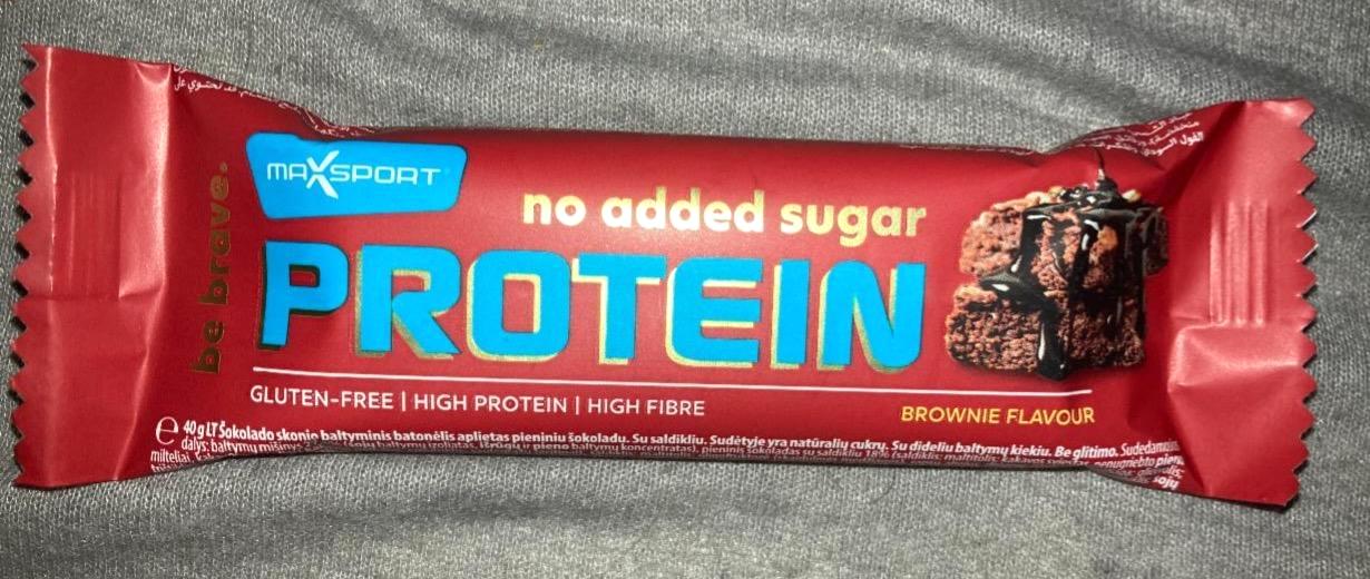 Fotografie - Protein brownie flavour no added sugar MaxSport