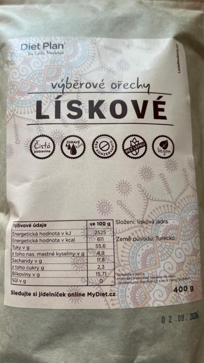 Fotografie - Výběrové ořechy lískové Diet Plan