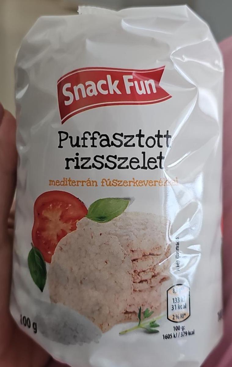 Fotografie - Puffasztott rizsszelet mediterrán fűszerkeverékkel Snack Fun