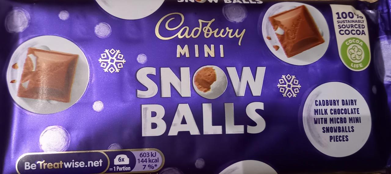 Fotografie - Mini Snowballs Cadbury