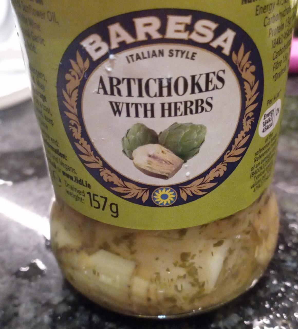 Fotografie - Artichokes with herbs Baresa
