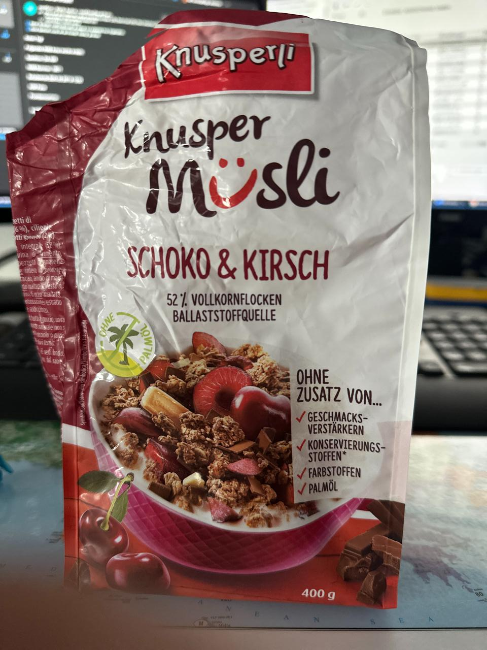 Fotografie - Knusper Müsli Schoko & Kirsch Knusperli