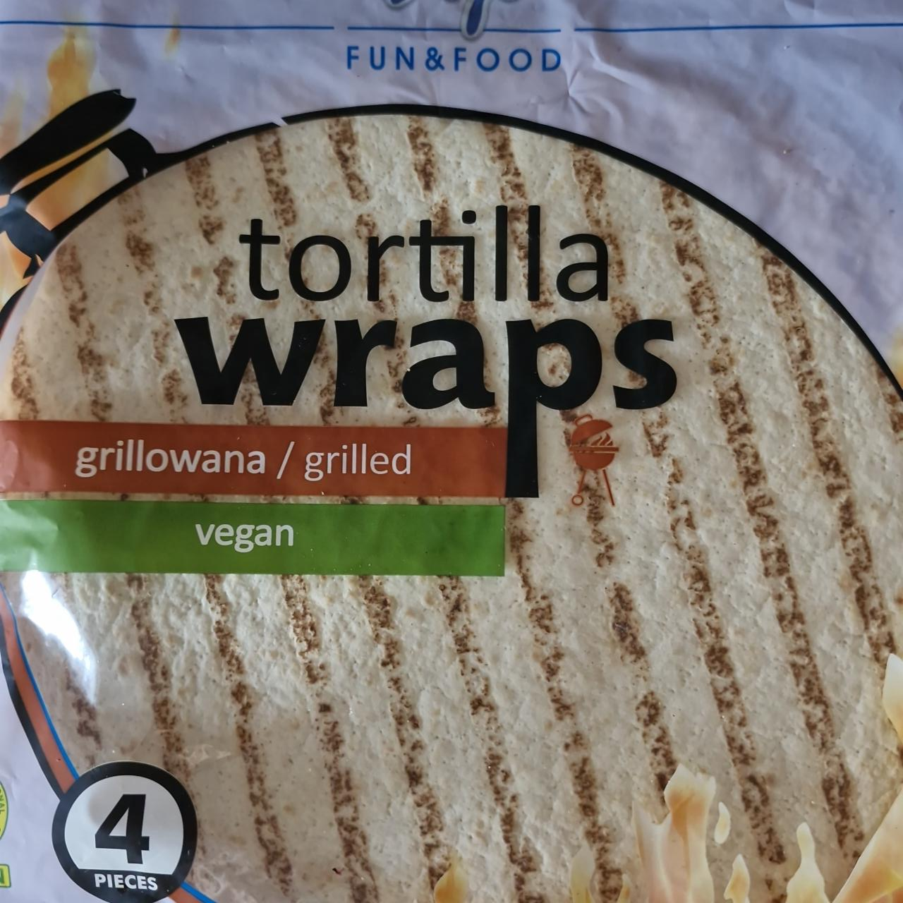 Fotografie - Tortilla wraps grilled vegan Dijo