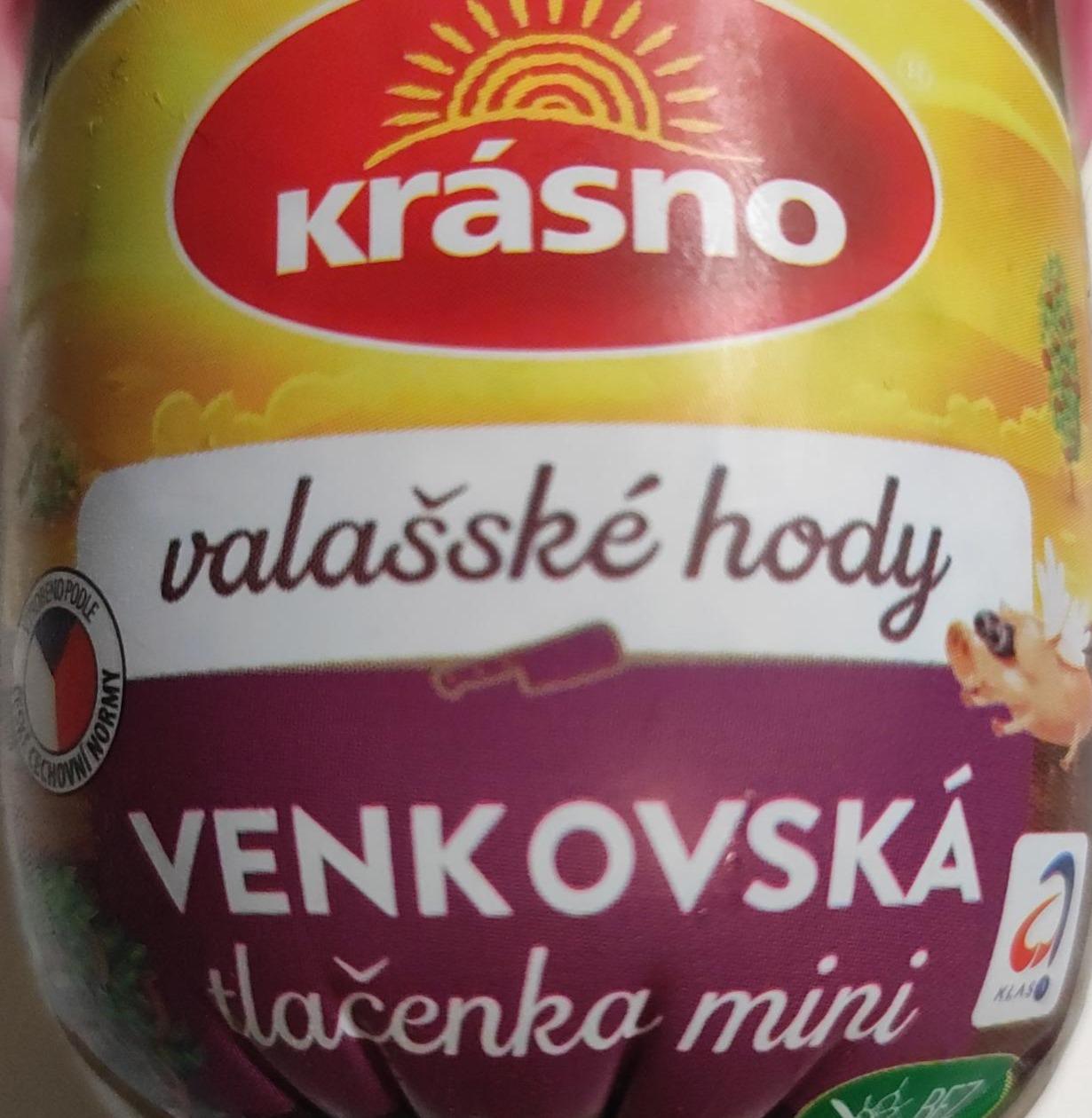 Fotografie - Valašské hody venkovská tlačenka mini Krásno