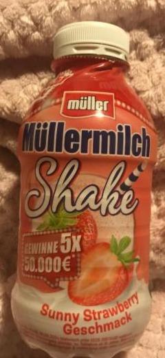 Fotografie - Müllermilch shake sunny strawberry