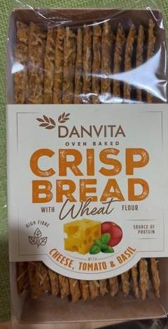 Fotografie - Crisp Bread Wheat Cheese, Tomato & Basil Danvita