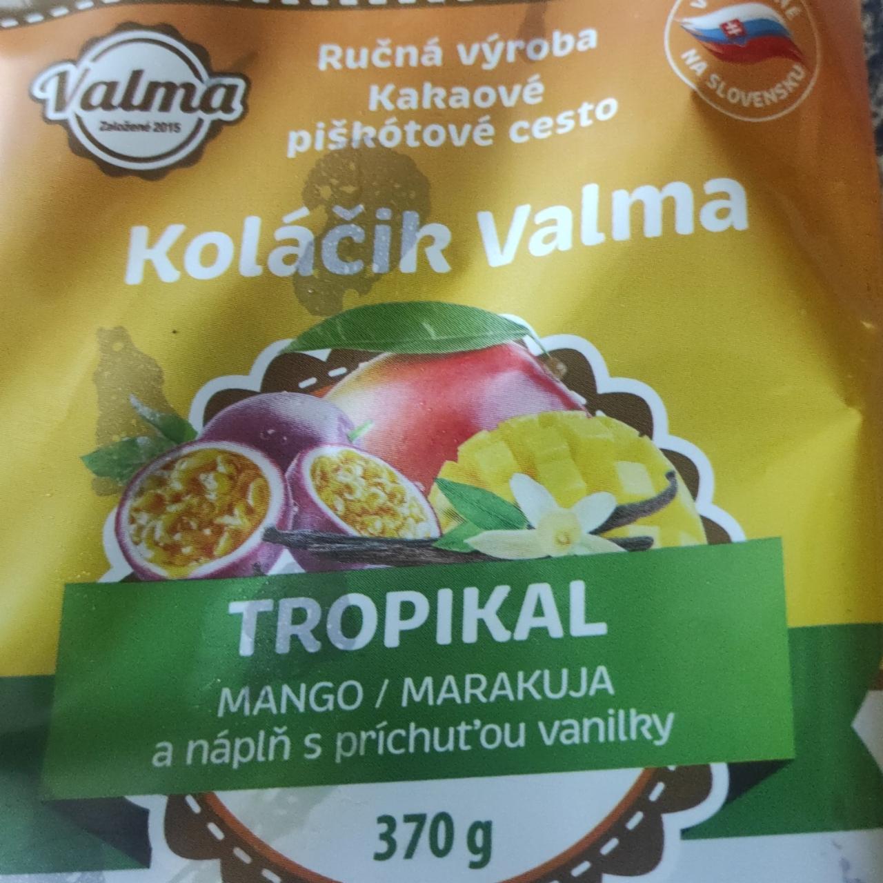 Fotografie - Koláčik valma tropikal mango marakuja a náplň s príchuťou vanilky Valma