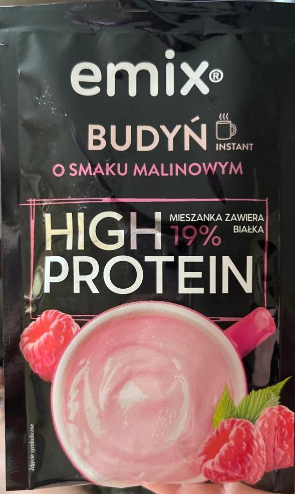 Fotografie - Budyń o smaku malinowym high protein Emix