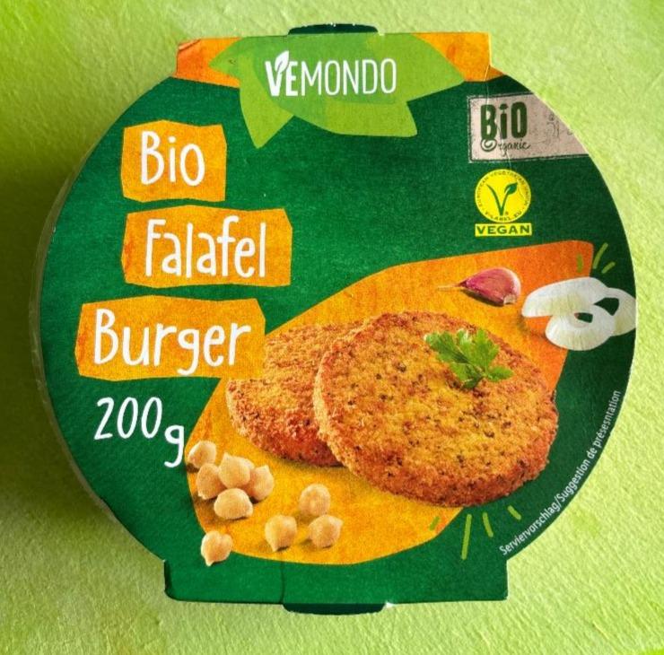 Fotografie - bio falafel burger vemondo