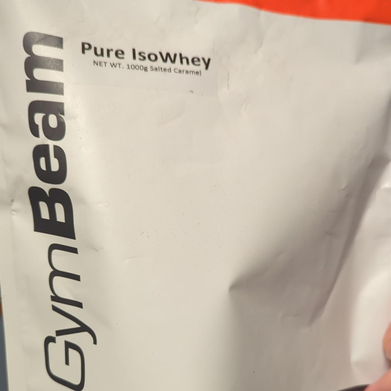 Fotografie - Pure isowhey salted caramel GymBeam