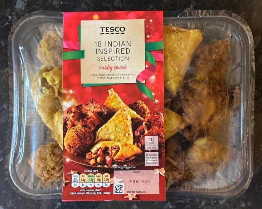 Fotografie - 18 Indian inspired selection Onion bhaji Tesco