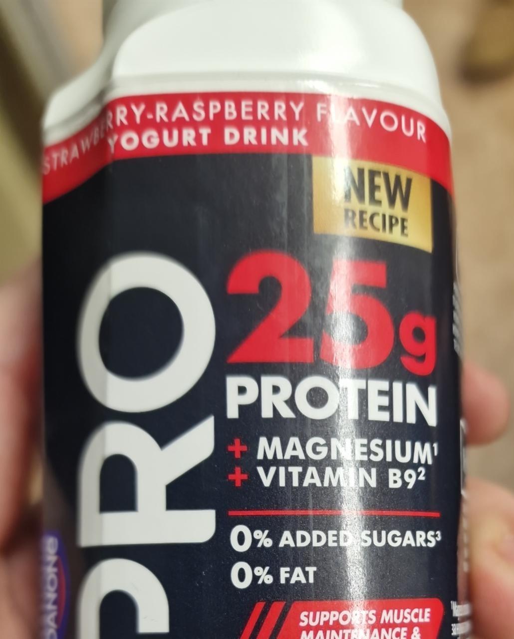 Fotografie - YoPro 25g Protein Strawberry-Raspberry Flavour Yogurt Drink Danone