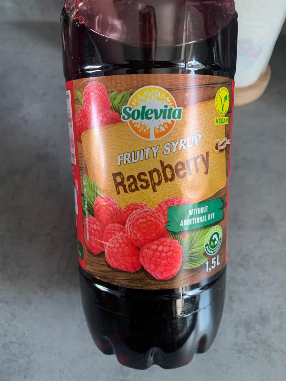 Fotografie - Fruity Syrup Raspberry Solevita