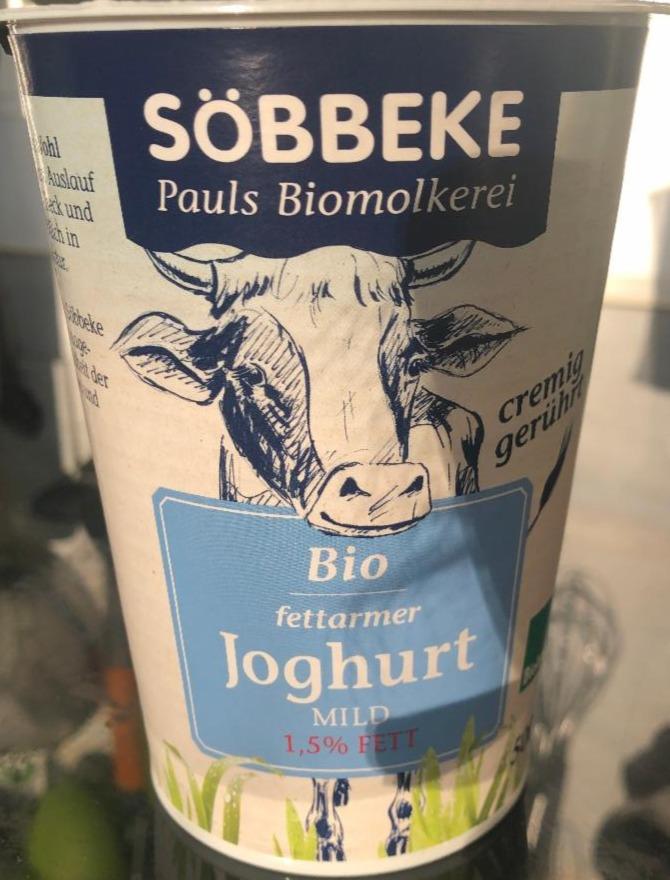 Fotografie - Bio Fettarmer Joghurt Mild Natur 1,5% Fett cremig gerührt Söbbeke