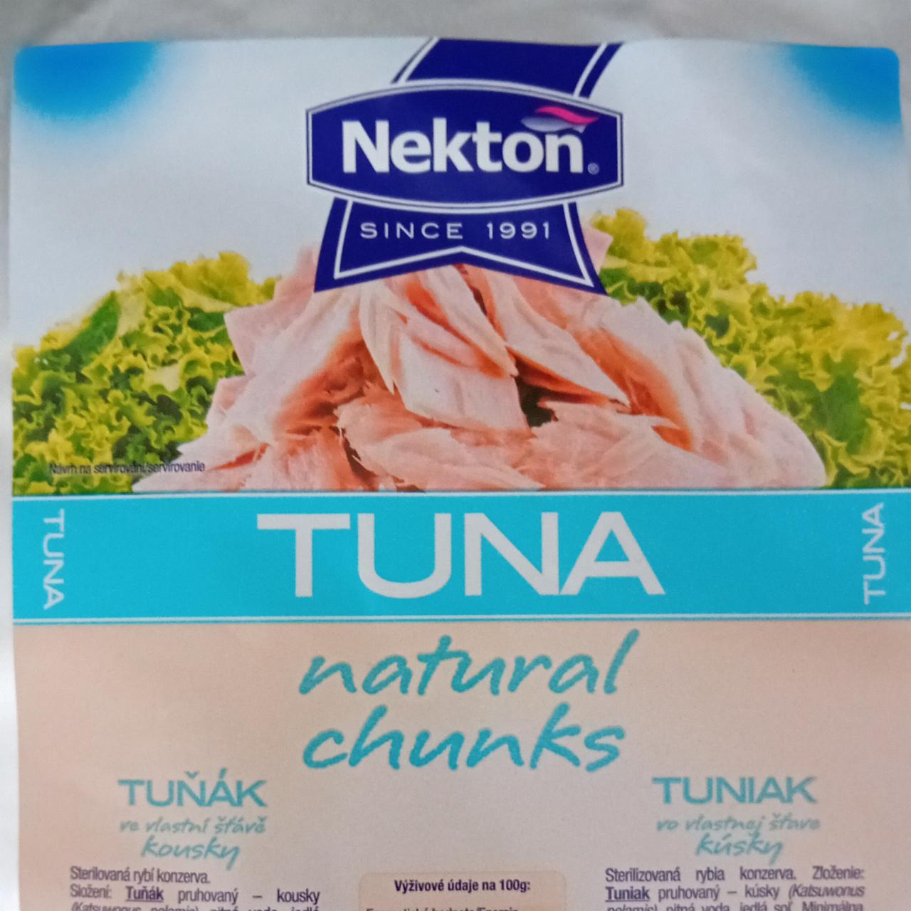 Fotografie - Tuna natural chunks Nekton