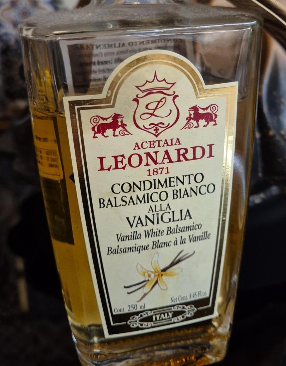 Fotografie - Condimento Balsamico Bianco Alla Vaniglia Leonardi