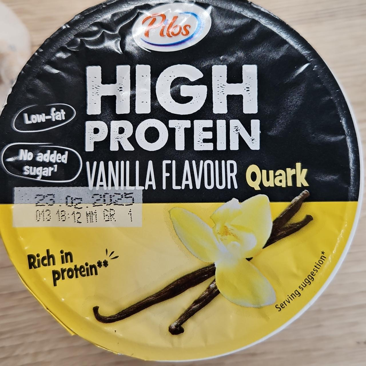 Fotografie - High protein vanilla flavour quark Pilos