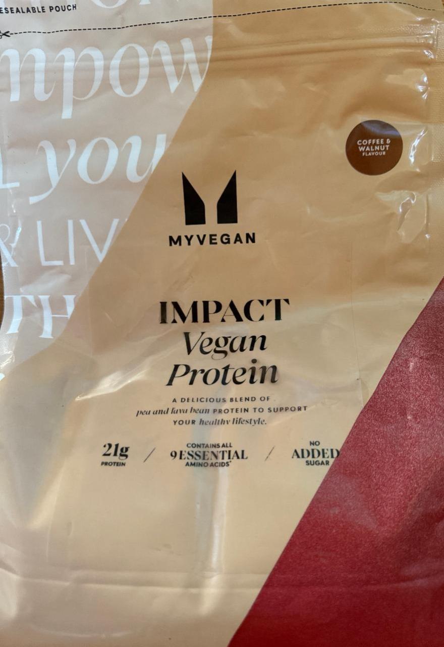 Fotografie - Impact Vegan Protein Coffee & Walnut Myvegan