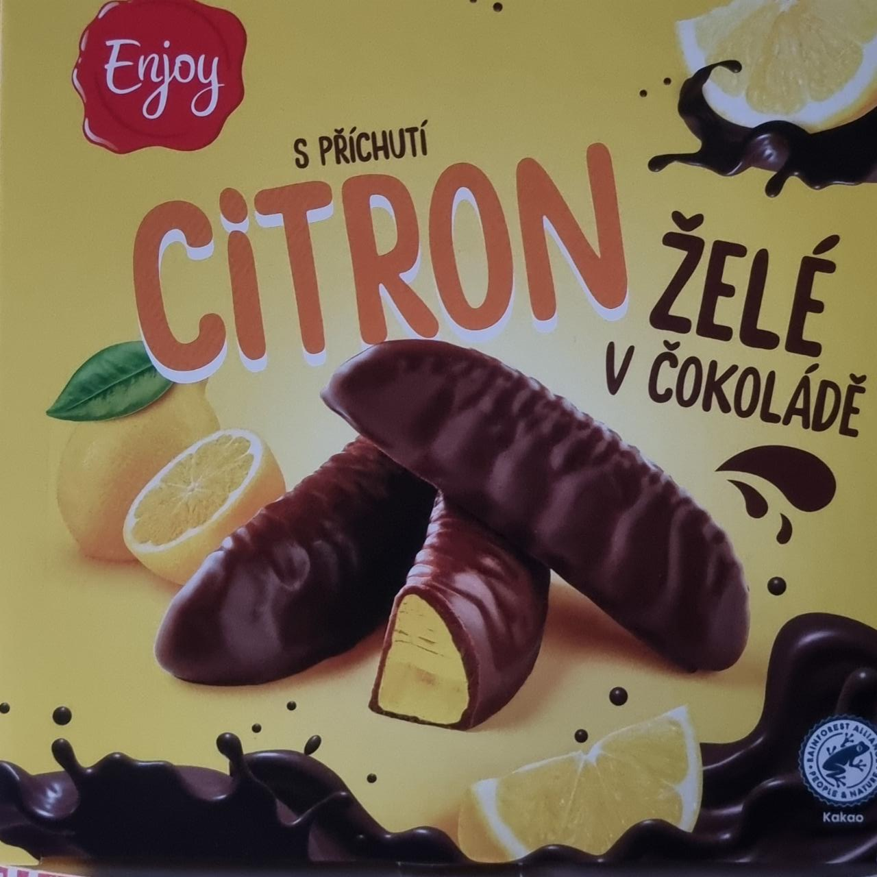 Fotografie - Želé v čokoládě s příchutí citron Enjoy