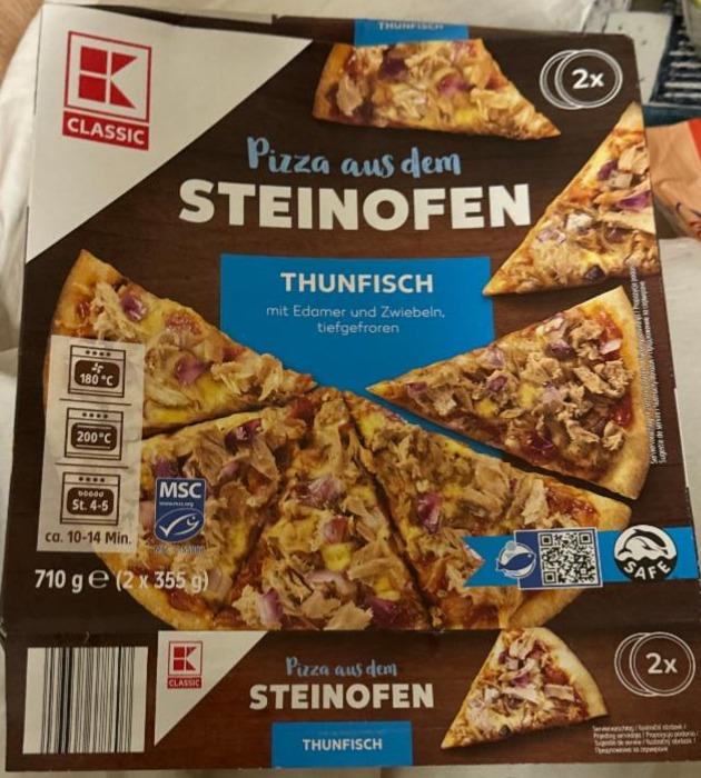 Fotografie - Pizza aus dem Steinofen Schinken K-Classic