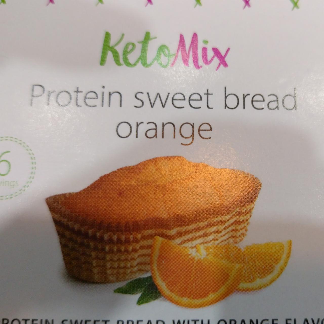 Fotografie - Protein sweet bread orange KetoMix