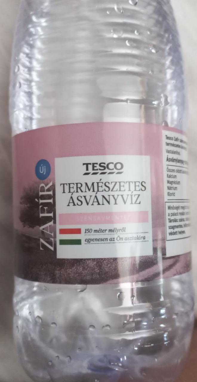 Fotografie - Természetes ásványvíz Zafír szénsavmentes Tesco