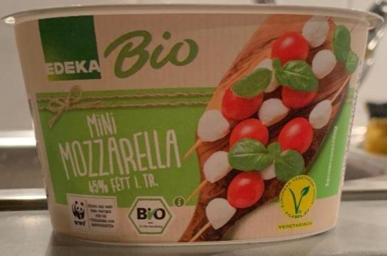 Fotografie - Mini Mozzarella 45% Fett i. Tr. Edeka Bio