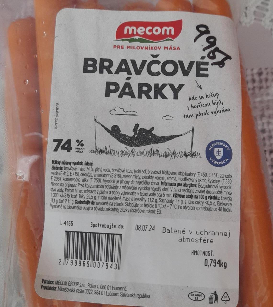 Fotografie - Bravčové párky 74% Mecom