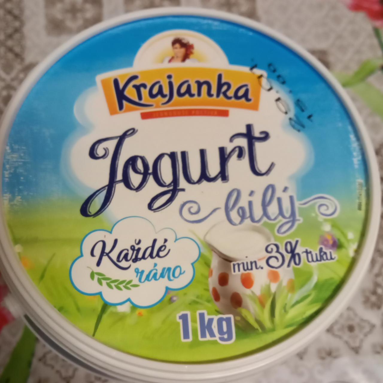 Fotografie - Jogurt bílý min. 3%tuku Krajanka