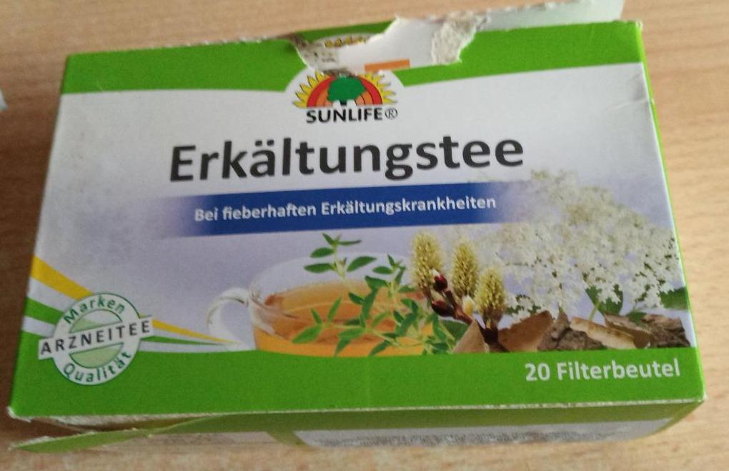 Fotografie - Erkältungstee Sunlife