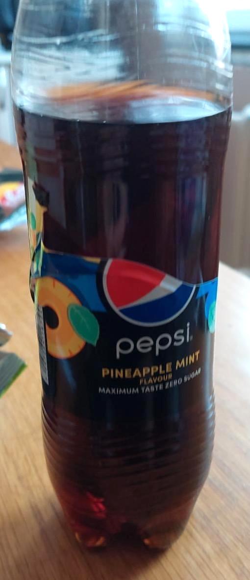 Fotografie - Pineapple Mint flavour zero sugar Pepsi