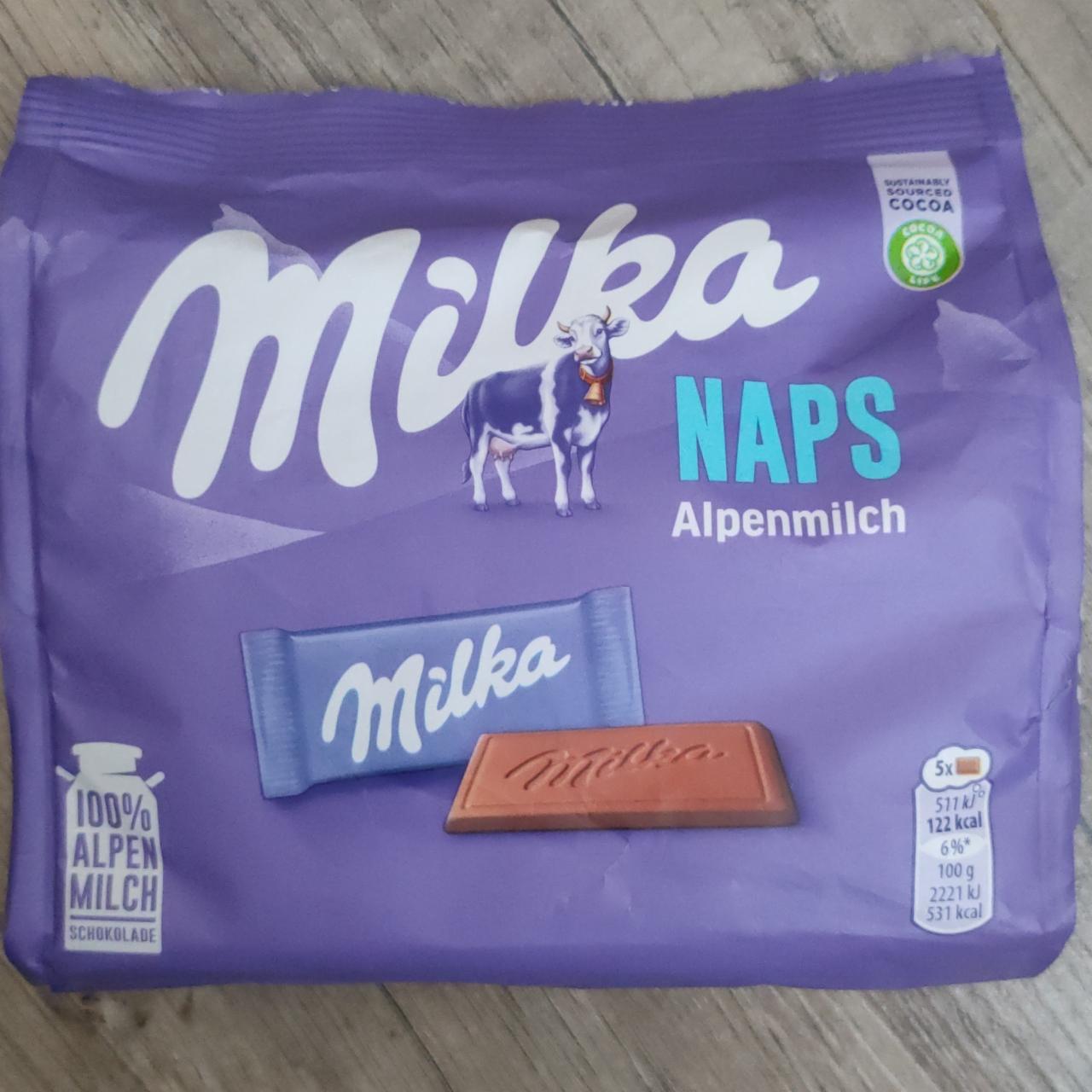 Fotografie - NAPS Alpenmilch Milka