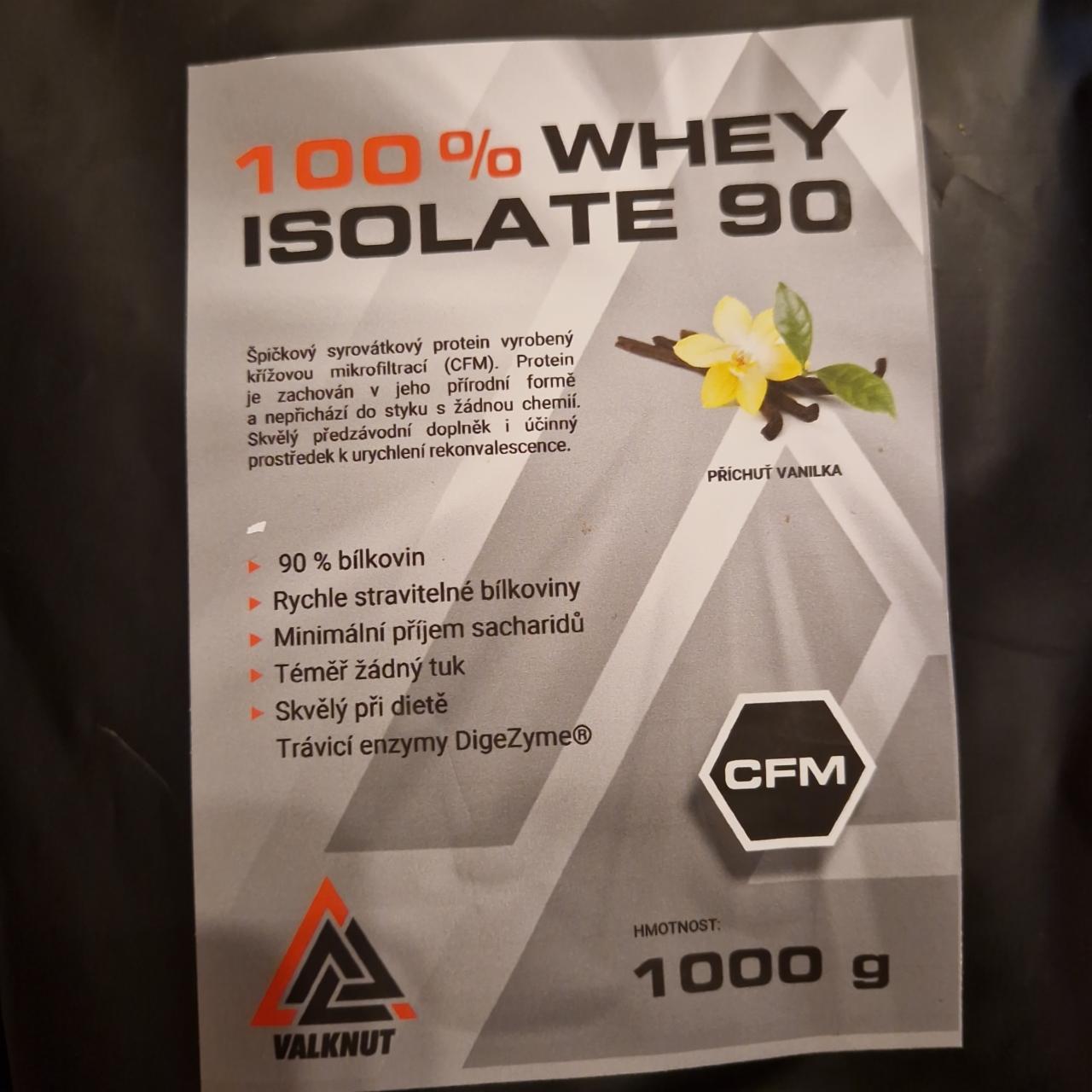 Fotografie - 100% Whey Isolate 90 vanilka Valknut