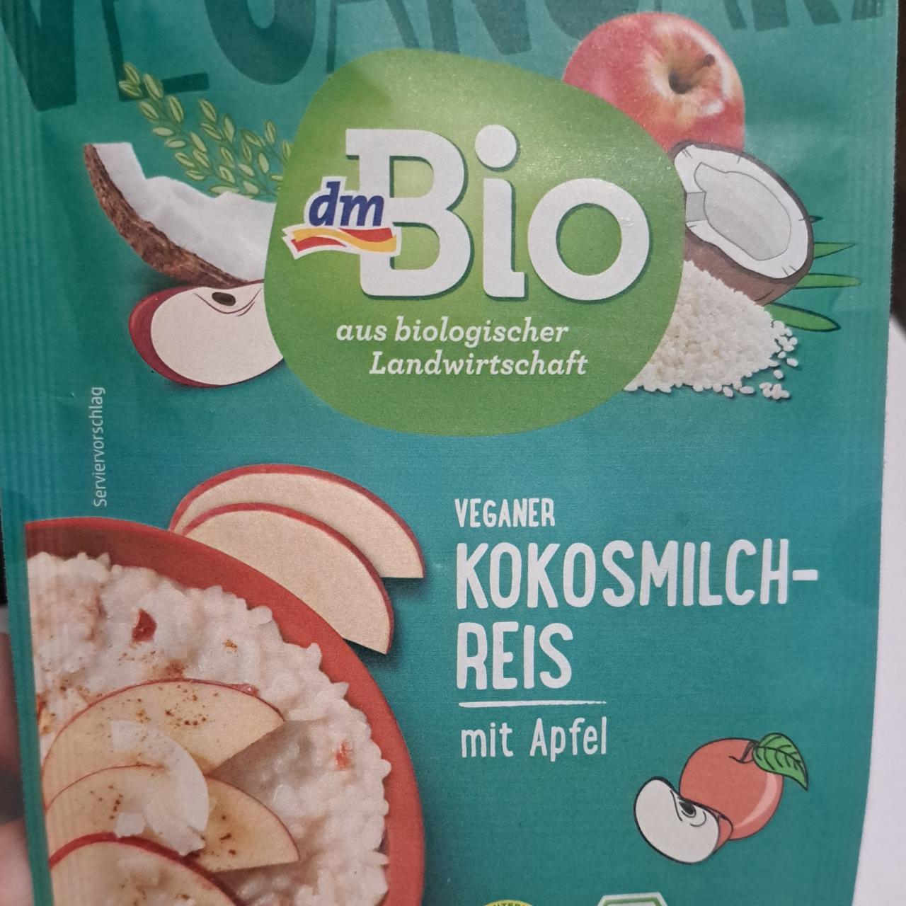 Fotografie - Veganer Kokosmilchreis mit Apfel dmBio