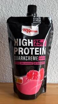 Fotografie - 25g High protein quarkcreme himbeere Milprima