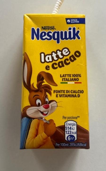 Fotografie - Nesquik latte e cacao Nestlé