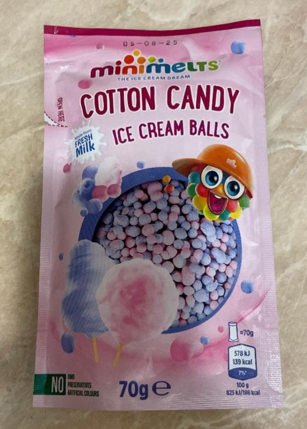 Fotografie - Cotton Candy Ice Cream Balls minimelts