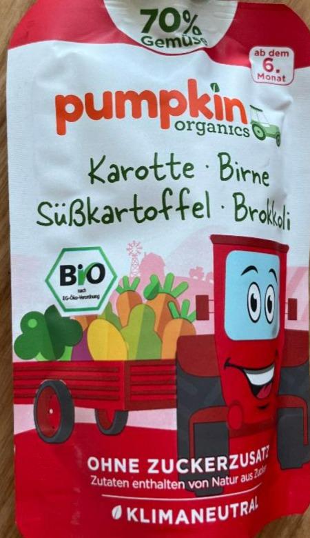 Fotografie - Karotte birne süßkartoffel brokkoli Pumpkin Organics