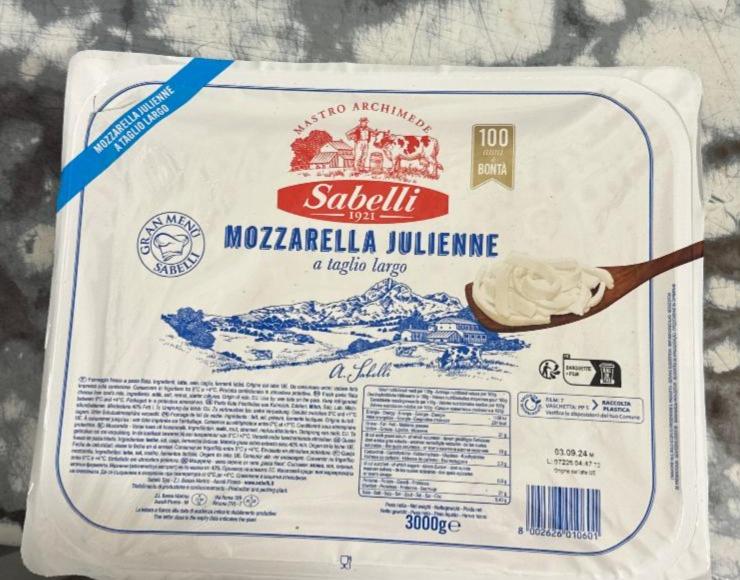 Fotografie - Mozzarella Julienne Sabelli