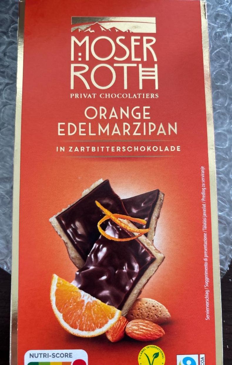 Fotografie - Orange Edelmarzipan Moser Roth